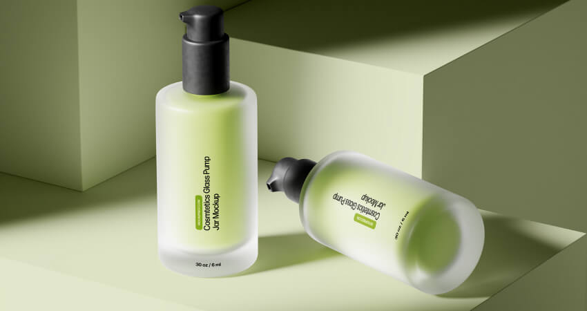 Minimalistic bottle logo concept..